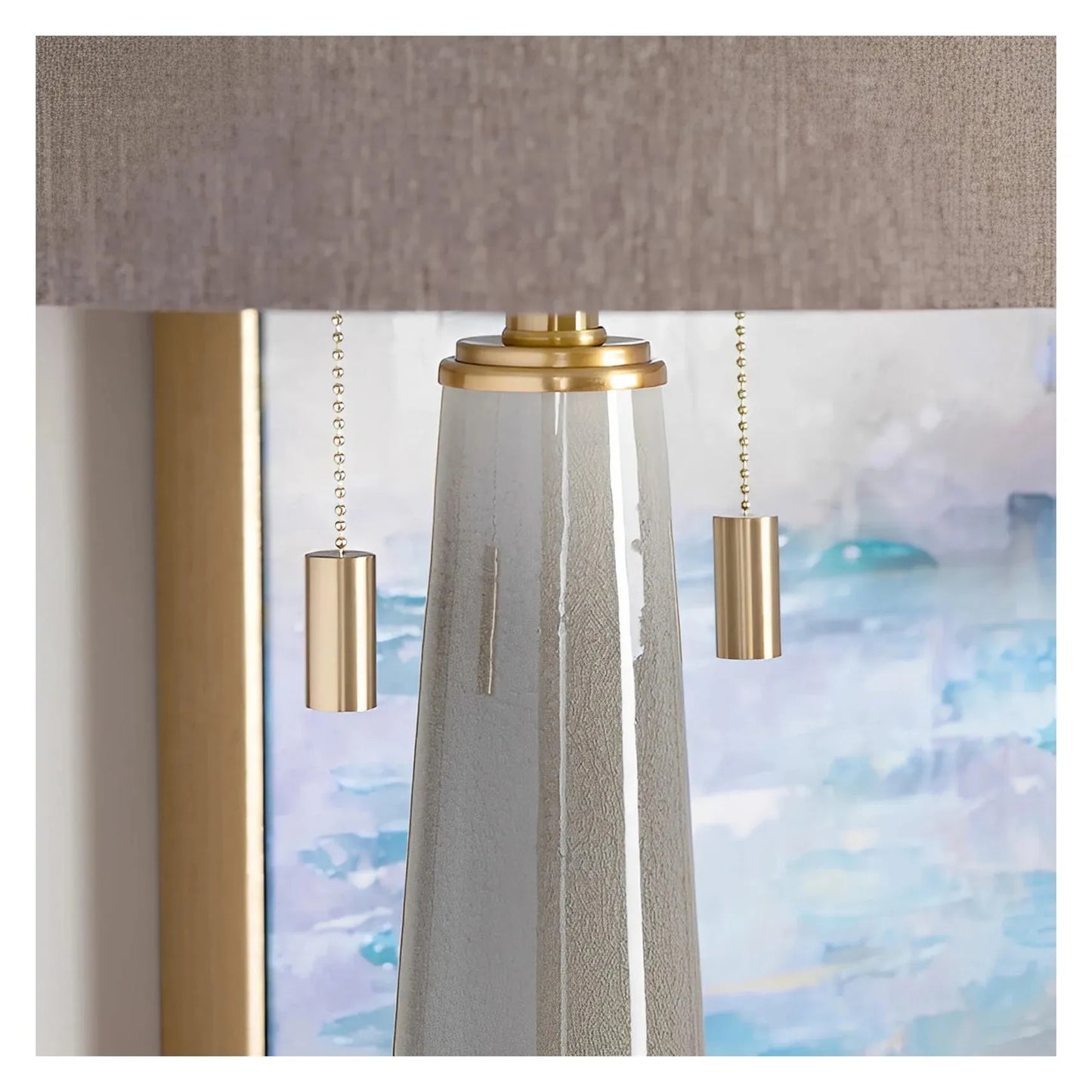 Arided of Blue Hill Table Lamps (2-Pack), Brown, Traditional