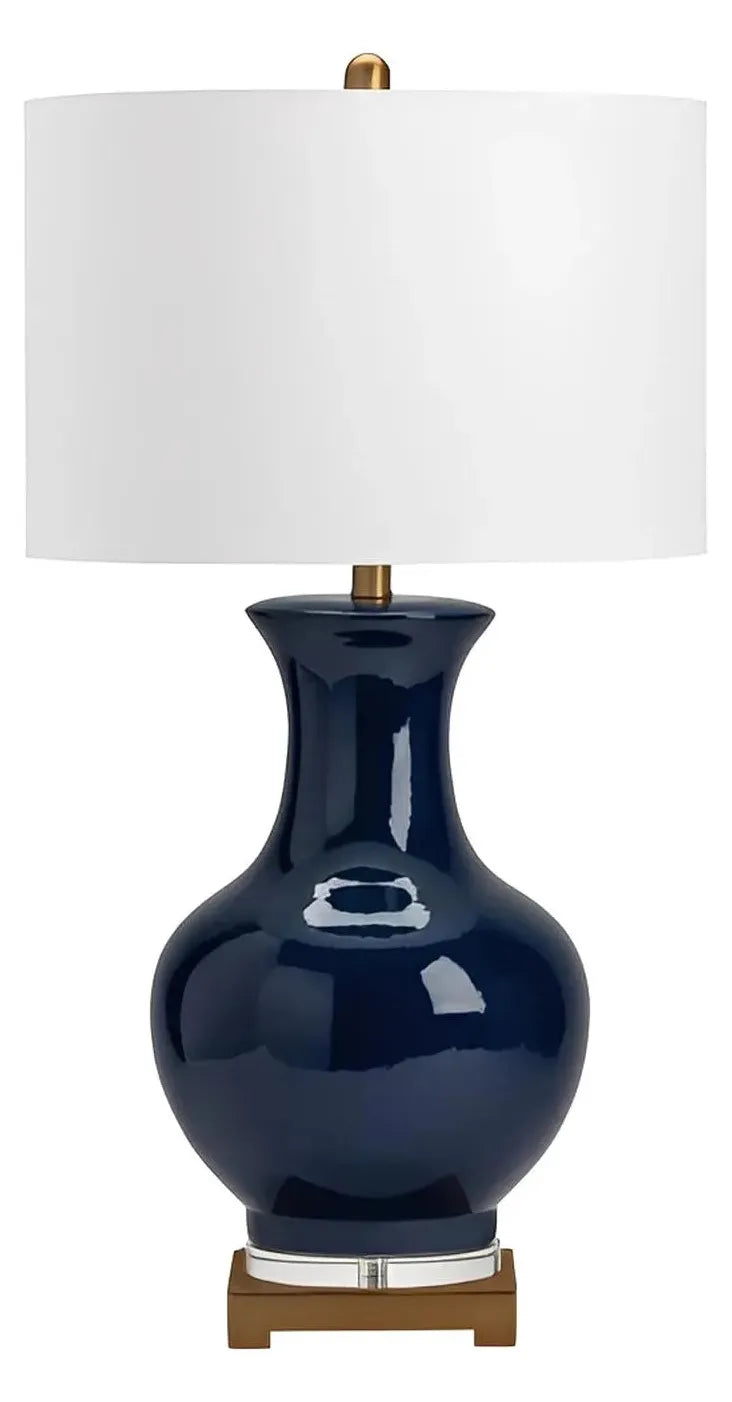 Pollux of Riverside Table Lamps (2-Pack), Blue, Transitional