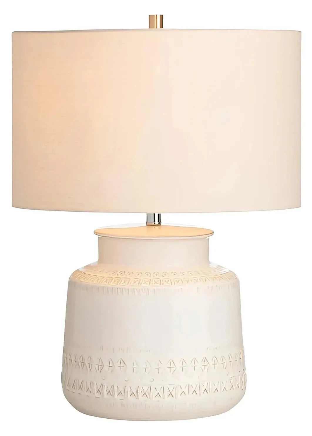 Lyra of Chestnut Ridge Table Lamps (2-Pack), Beige, Transitional