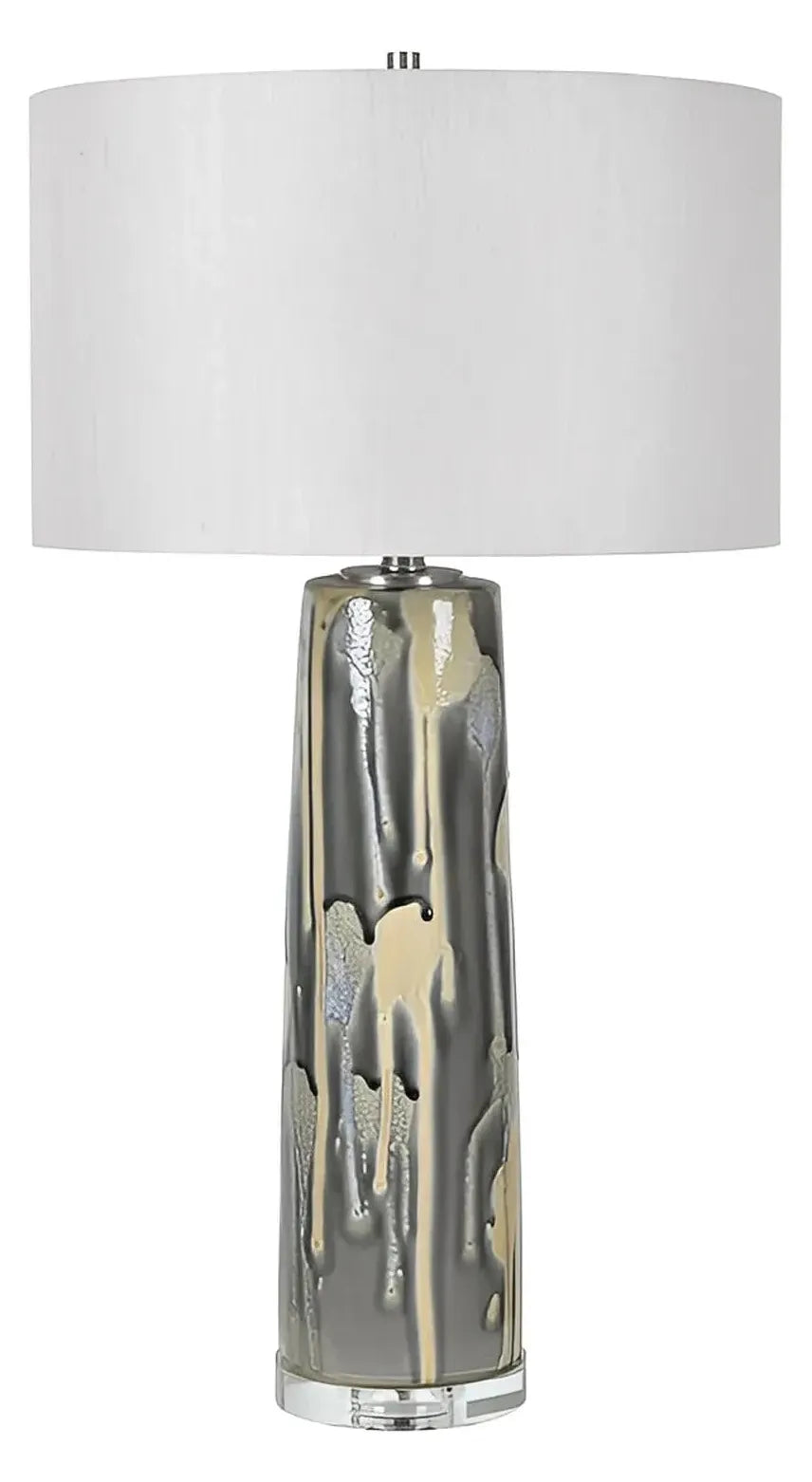 Atlas of Stillwater Table Lamps (2-Pack), Grey, Contemporary