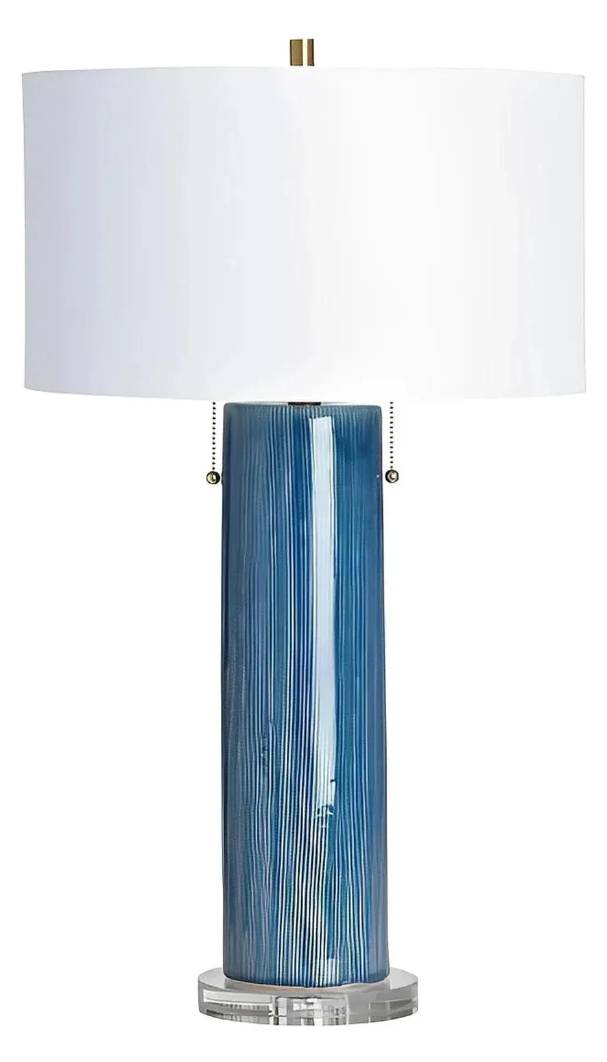 Vega of Vineyard Sound Table Lamps (2-Pack), Blue, Contemporary