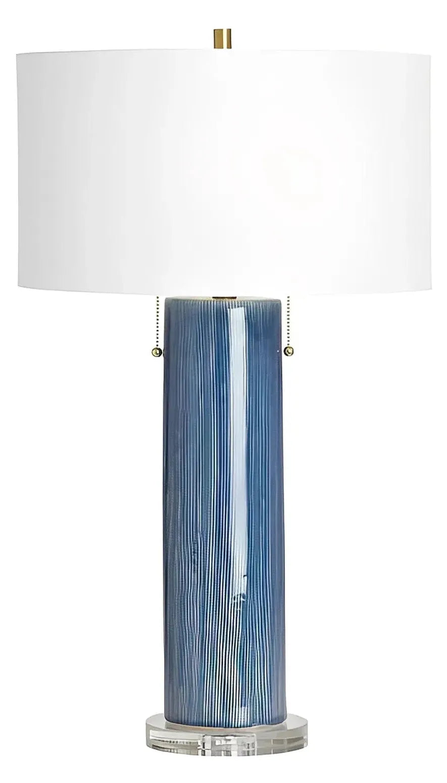 Vega of Vineyard Sound Table Lamps (2-Pack), Blue, Contemporary