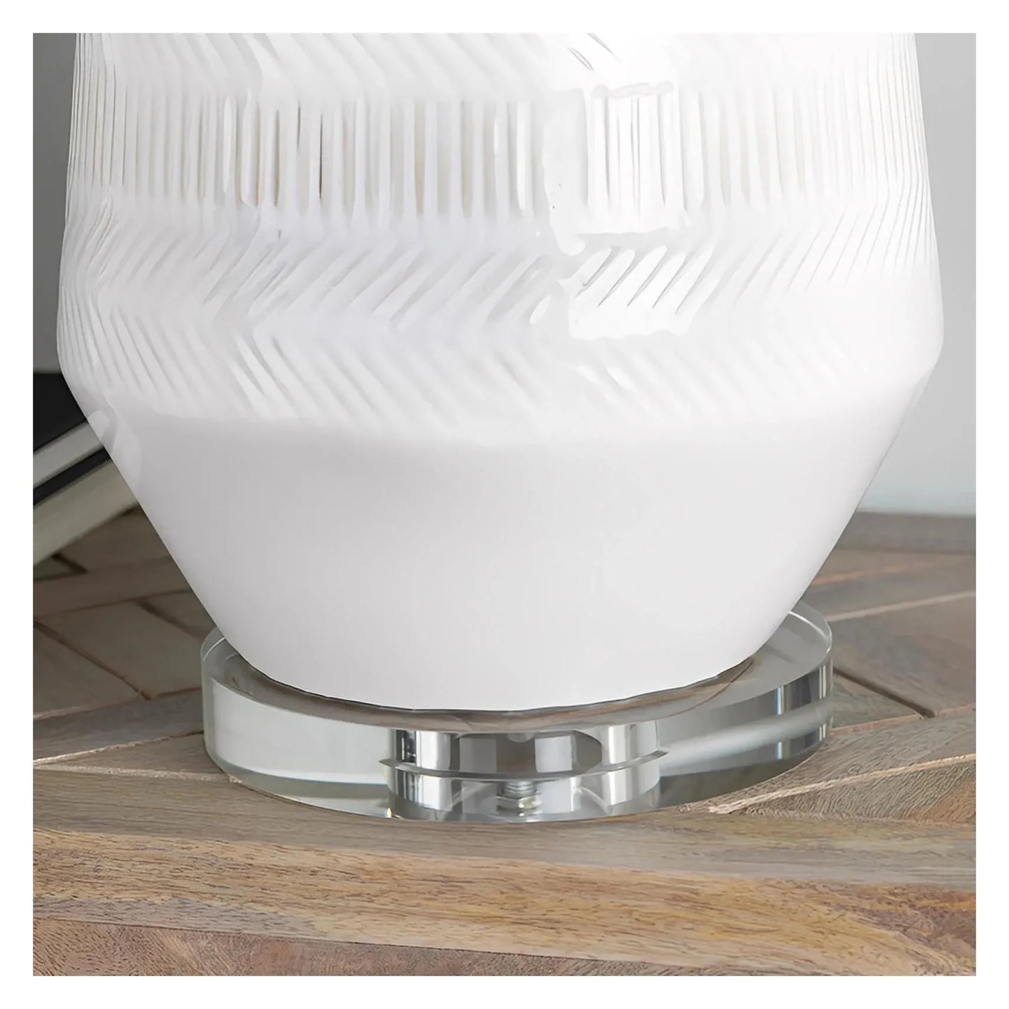 Regor of Acadia Table Lamps (2-Pack), White, Transitional