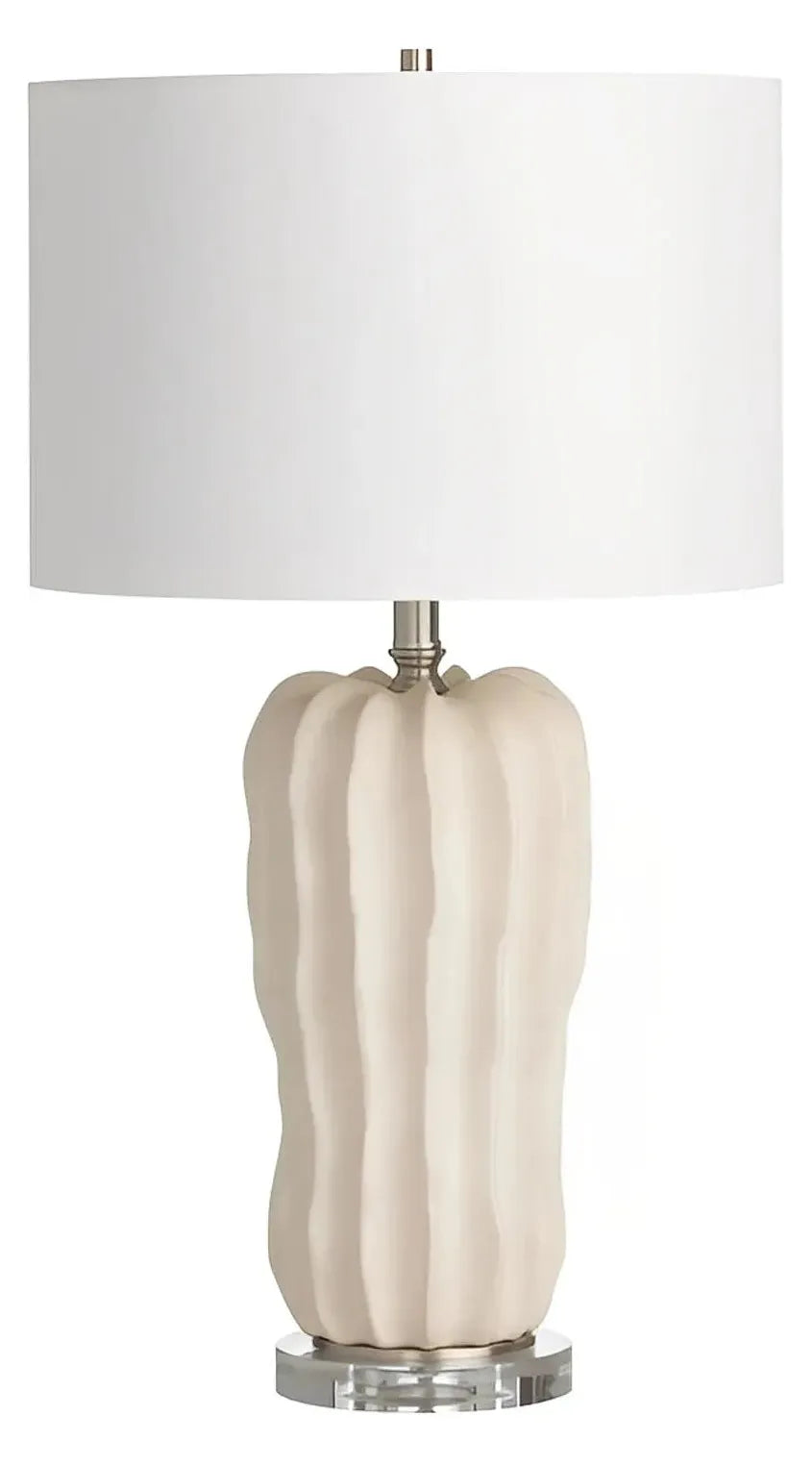 Beid of Elmwood Table Lamps (2-Pack), Beige, Transitional
