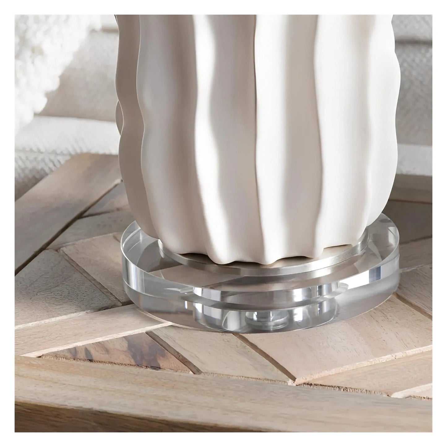 Beid of Elmwood Table Lamps (2-Pack), Beige, Transitional