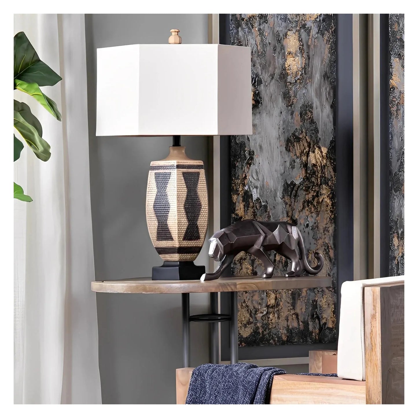 Cepheus of Marblehead Harbor Table Lamps (2-Pack), Brown, Rustic