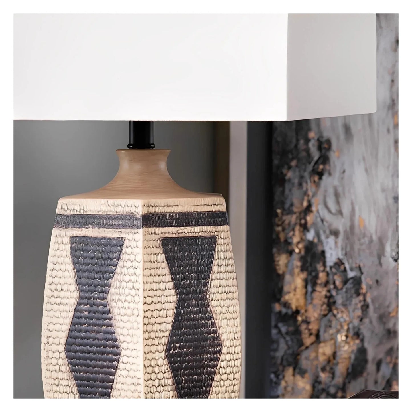 Cepheus of Marblehead Harbor Table Lamps (2-Pack), Brown, Rustic