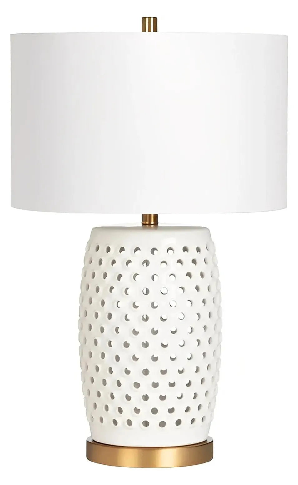 Arided of Hollis Table Lamps (2-Pack), White, Transitional