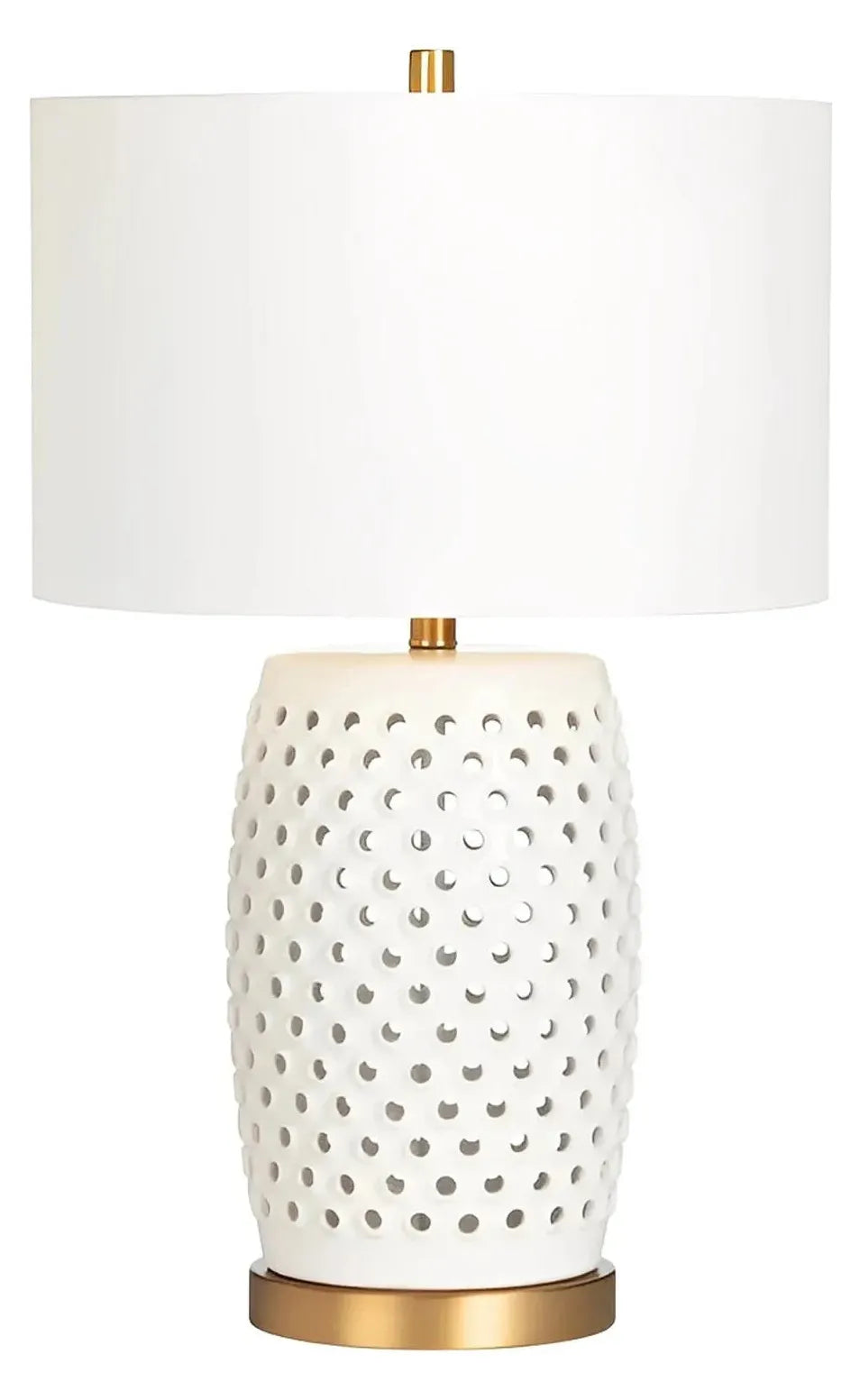 Arided of Hollis Table Lamps (2-Pack), White, Transitional