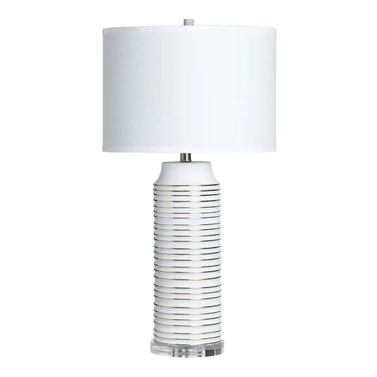 Icarus of Granite Point Table Lamps (2-Pack), White, Transitional