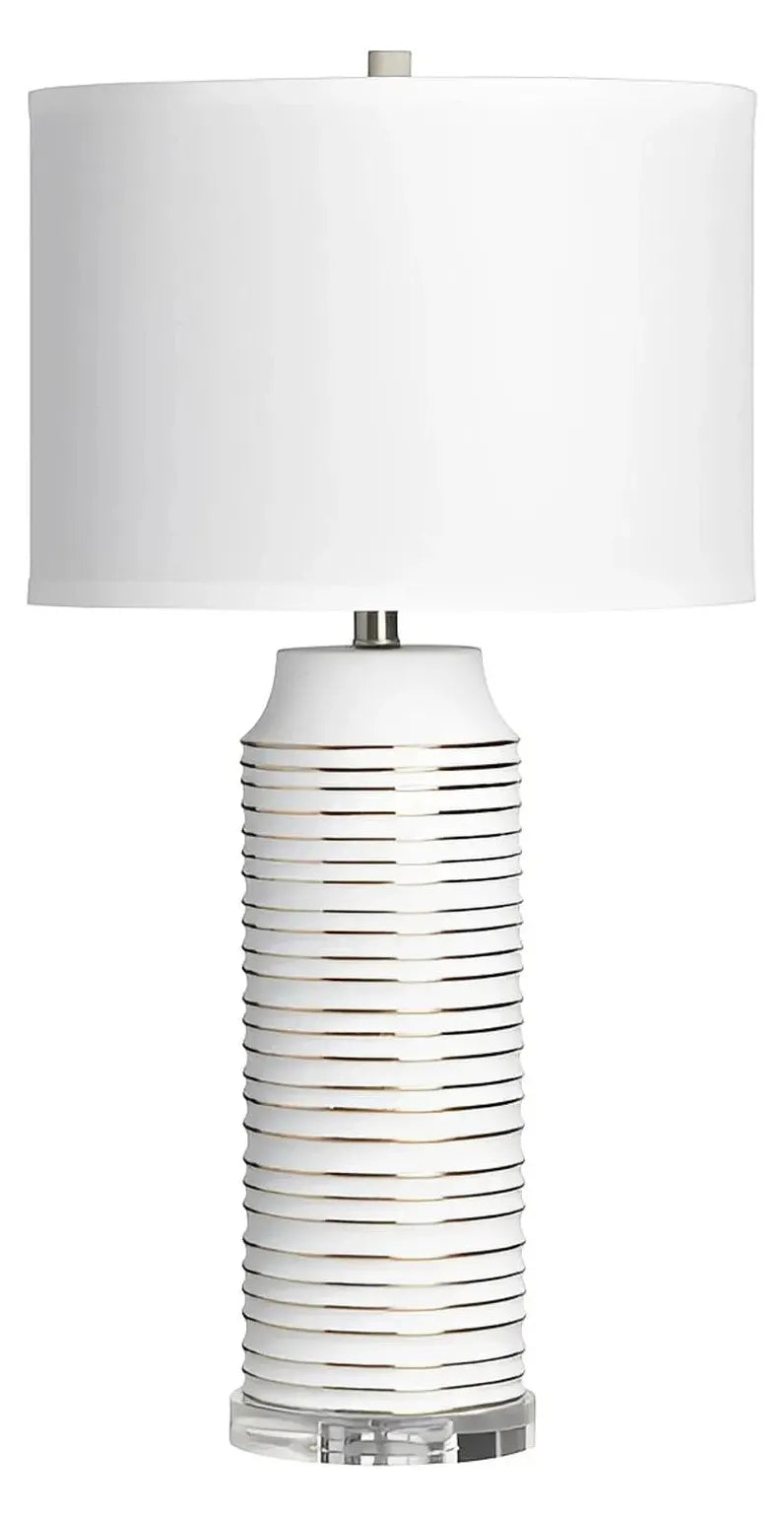 Icarus of Granite Point Table Lamps (2-Pack), White, Transitional