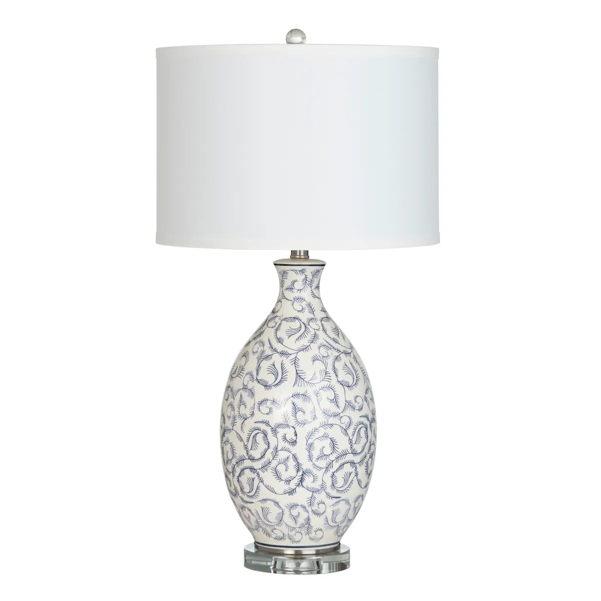 Izar of Brandywine Table Lamps (2-Pack), White, Transitional
