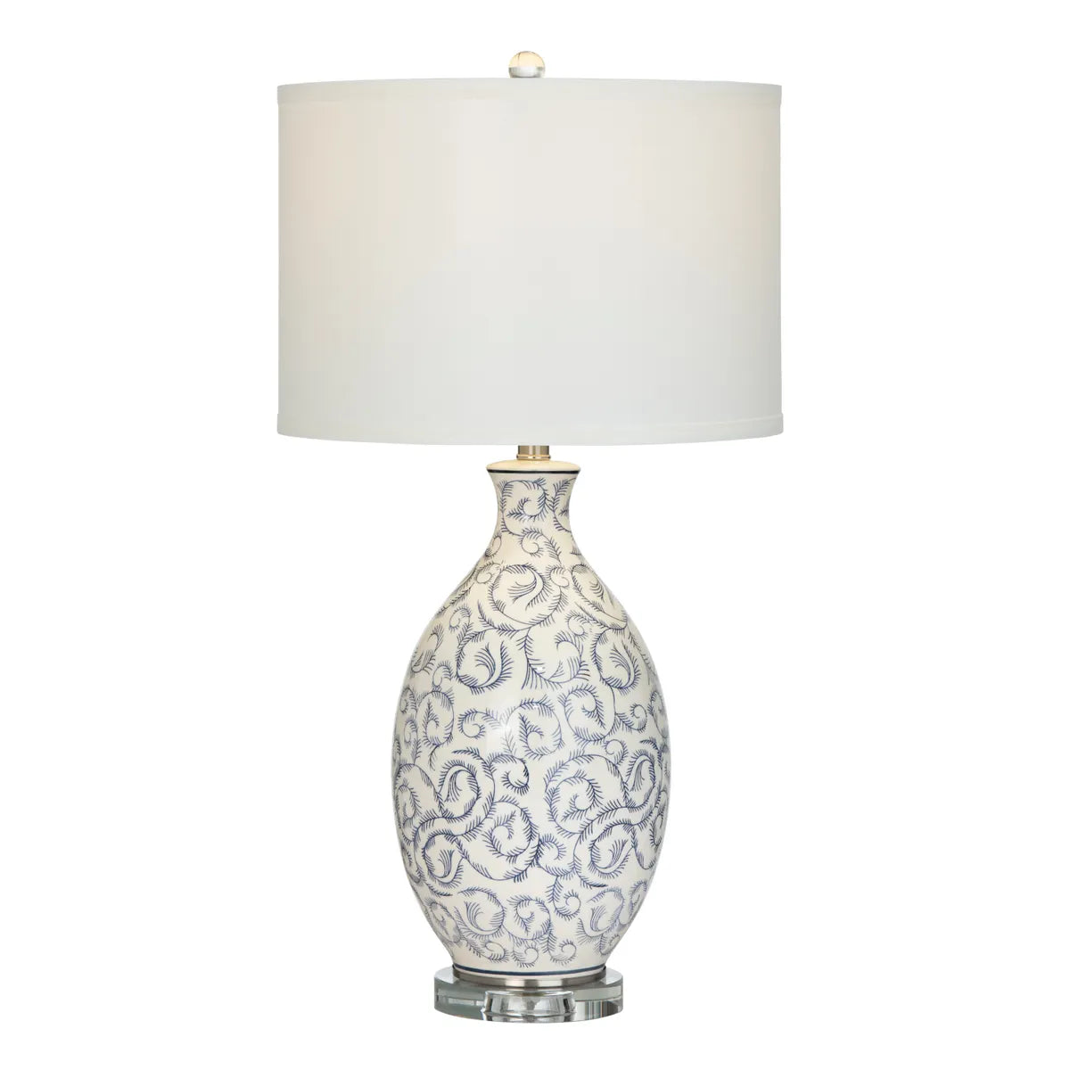 Izar of Brandywine Table Lamps (2-Pack), White, Transitional
