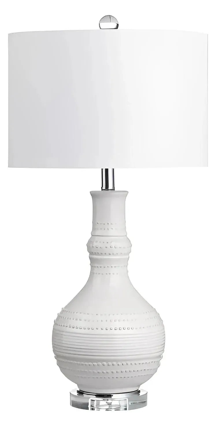 Lyra of Cape Ann Table Lamps (2-Pack), Cream, Transitional