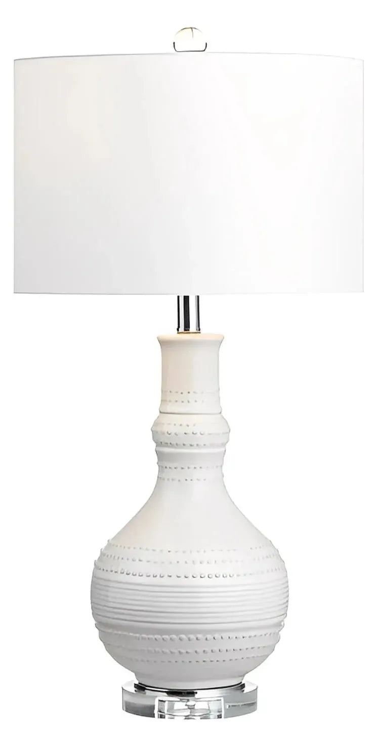 Lyra of Cape Ann Table Lamps (2-Pack), Cream, Transitional