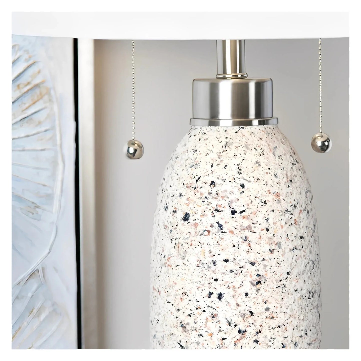 Nihal of Westport Table Lamps (2-Pack), Beige, Transitional