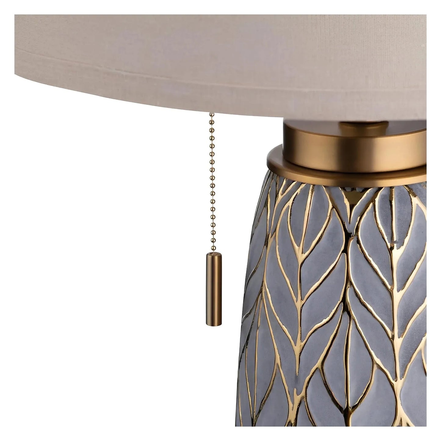 Gienah of Mystic Coast Table Lamps (2-Pack), Grey, Transitional