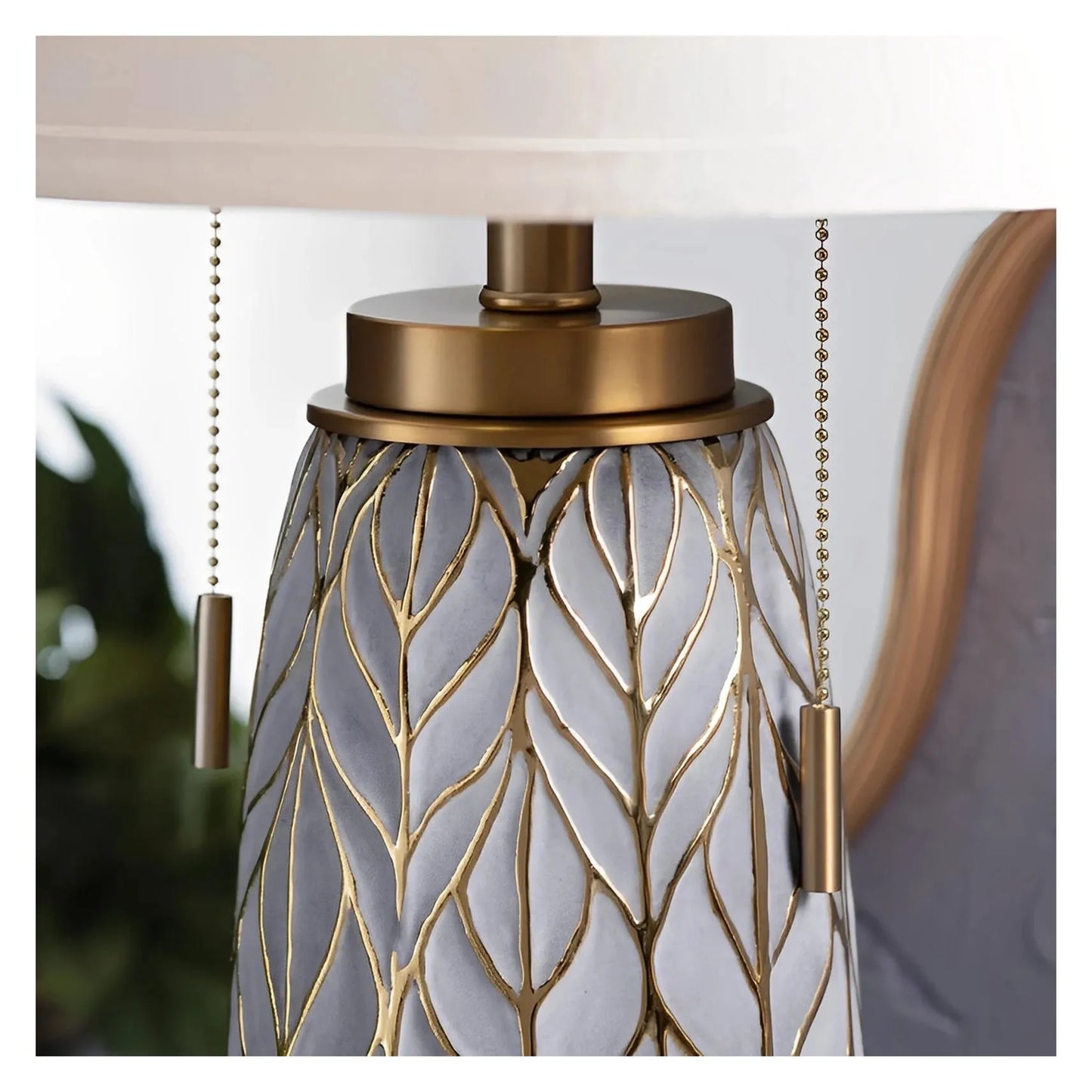 Gienah of Mystic Coast Table Lamps (2-Pack), Grey, Transitional