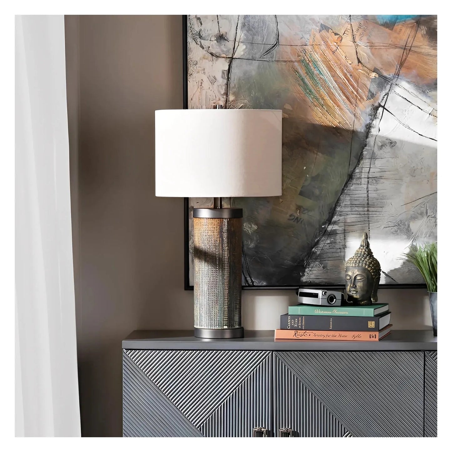 Yed Prior of Ocean Point Table Lamps (2-Pack), Grey, Rustic