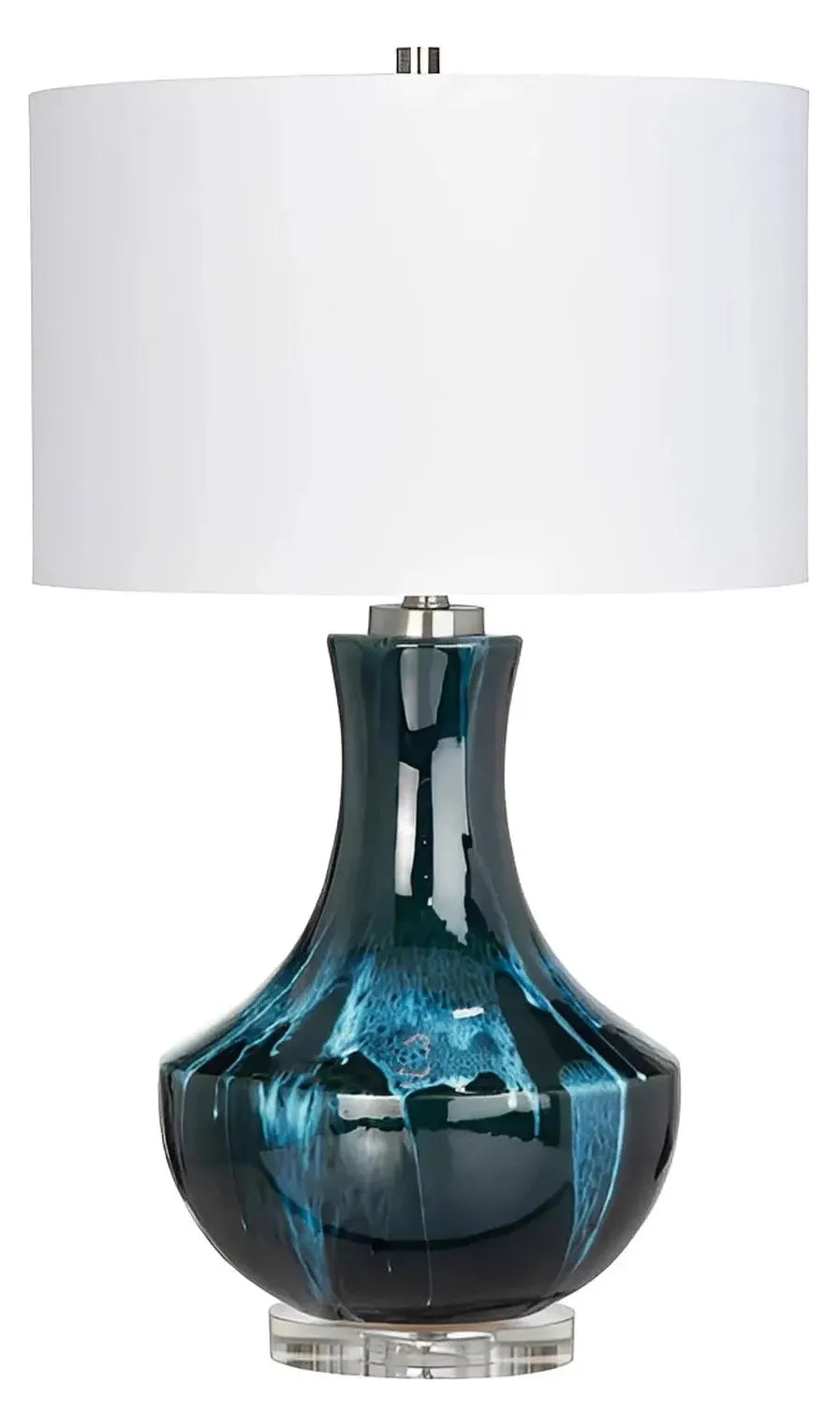 Zosma of Marblehead Harbor Table Lamps (2-Pack), Blue, Transitional