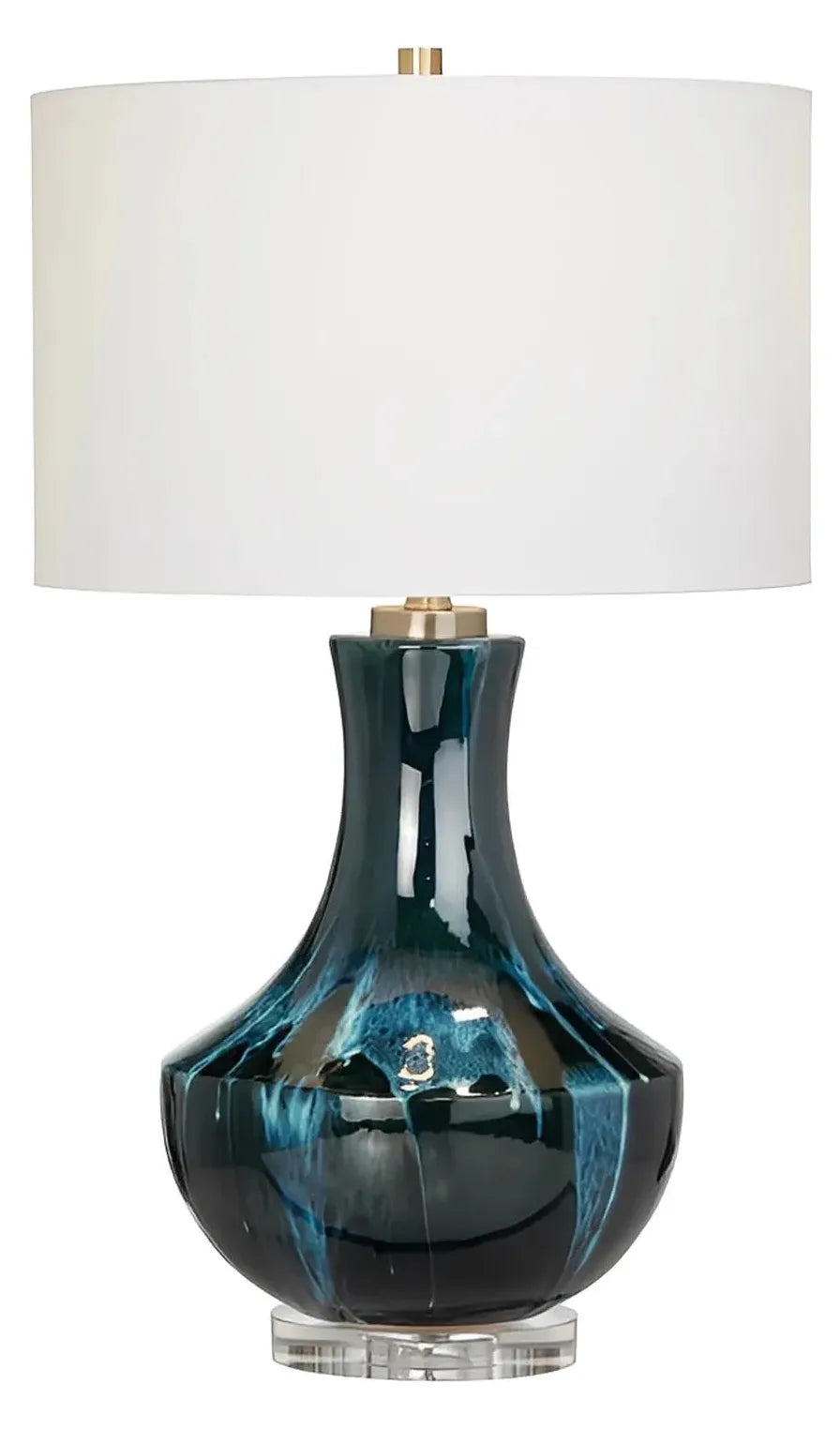 Zosma of Marblehead Harbor Table Lamps (2-Pack), Blue, Transitional