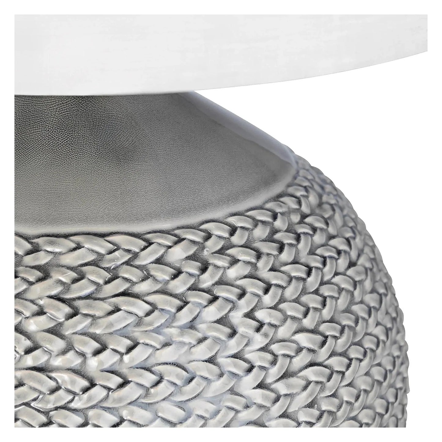 Achernar of Ocean Point Table Lamps (2-Pack), Grey, Traditional