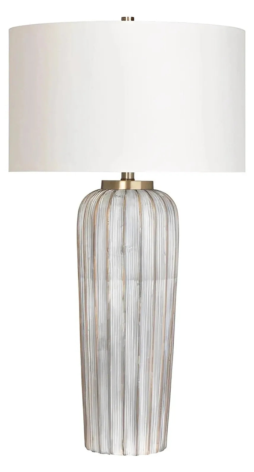 Nihal of Burlington Table Lamps (2-Pack), Grey, Transitional