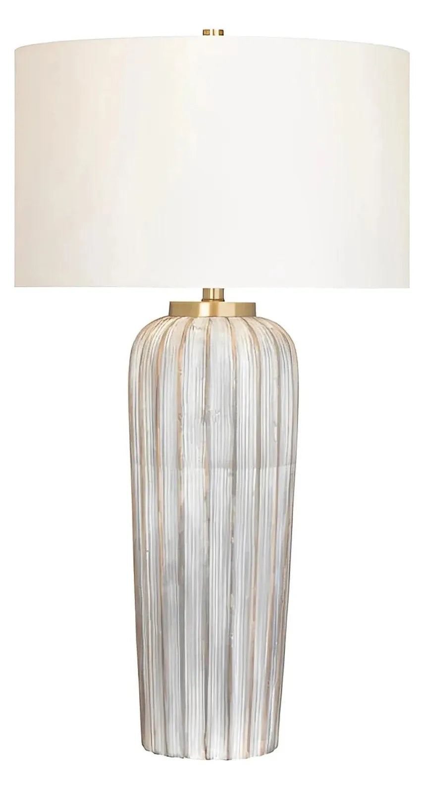 Nihal of Burlington Table Lamps (2-Pack), Grey, Transitional