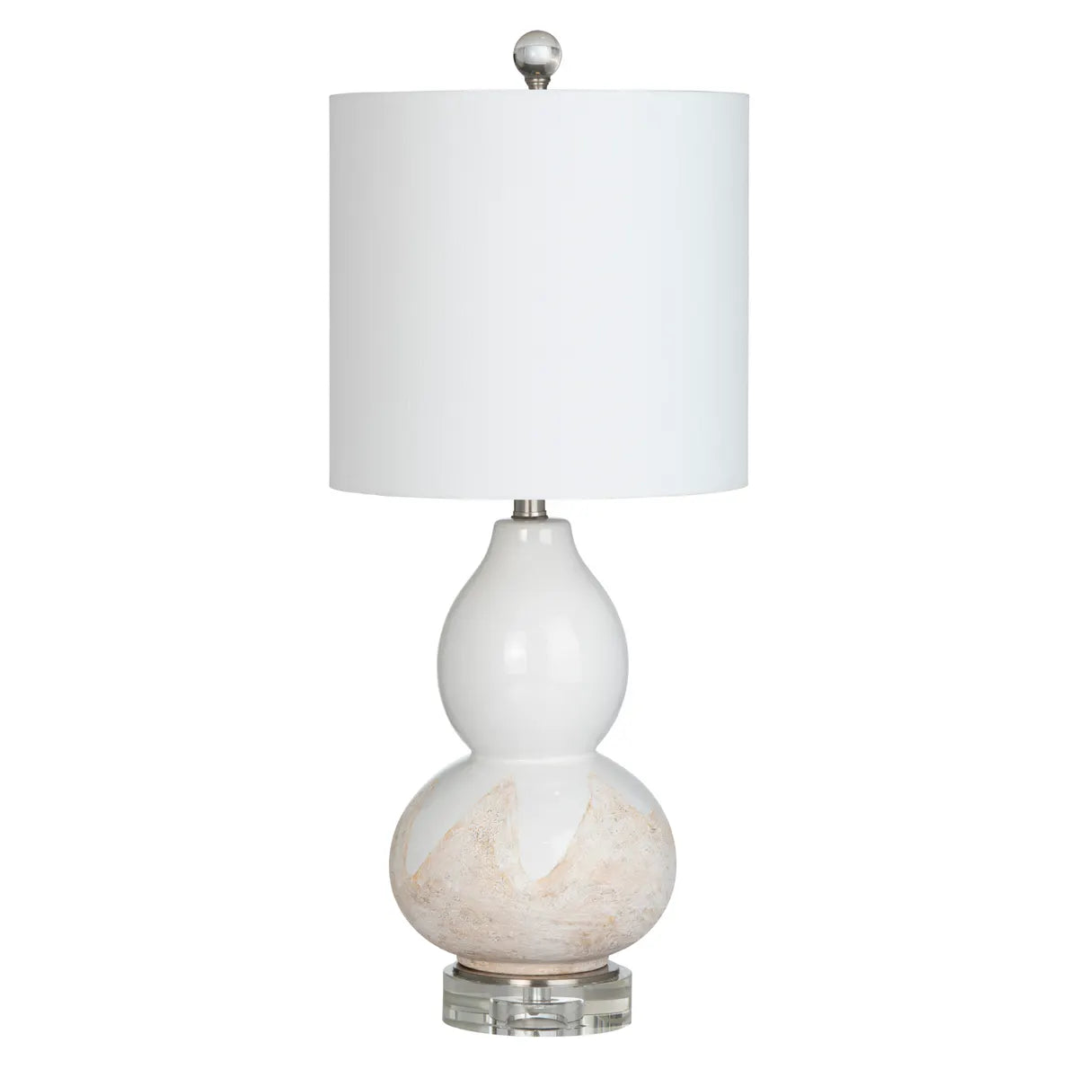 Wasat of Nantucket Table Lamps (2-Pack), White, Transitional