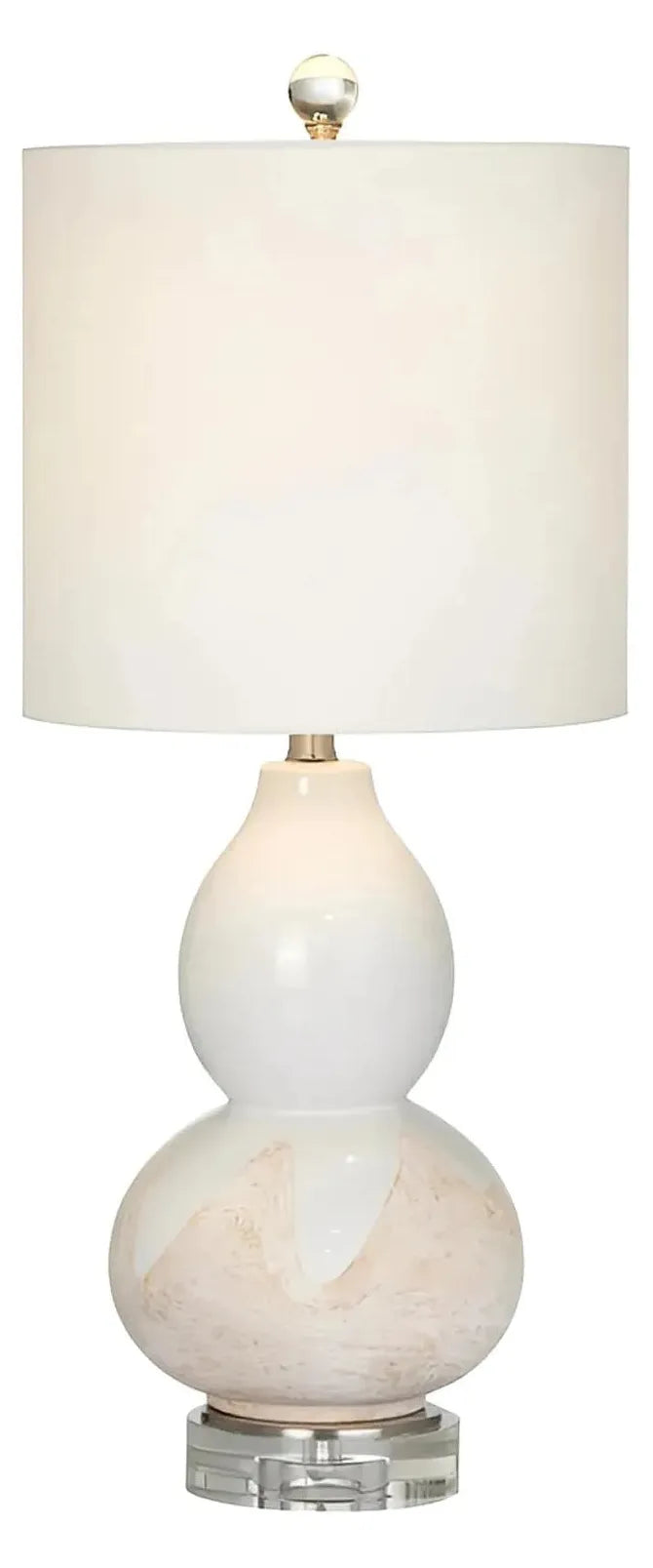 Wasat of Nantucket Table Lamps (2-Pack), White, Transitional
