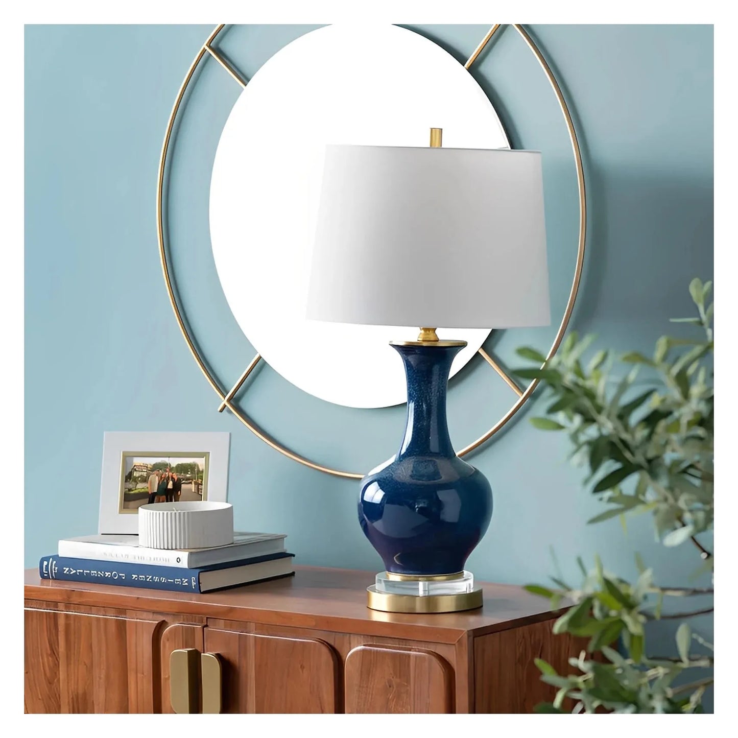 Elara of Northfield Table Lamps (2-Pack), Blue, Transitional