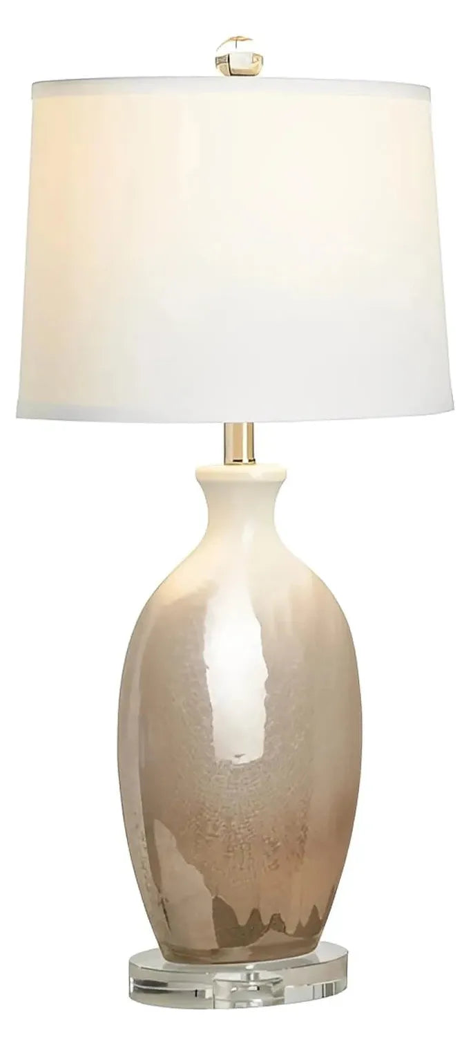 Wezen of Lowell Table Lamps (2-Pack), Orange, Transitional