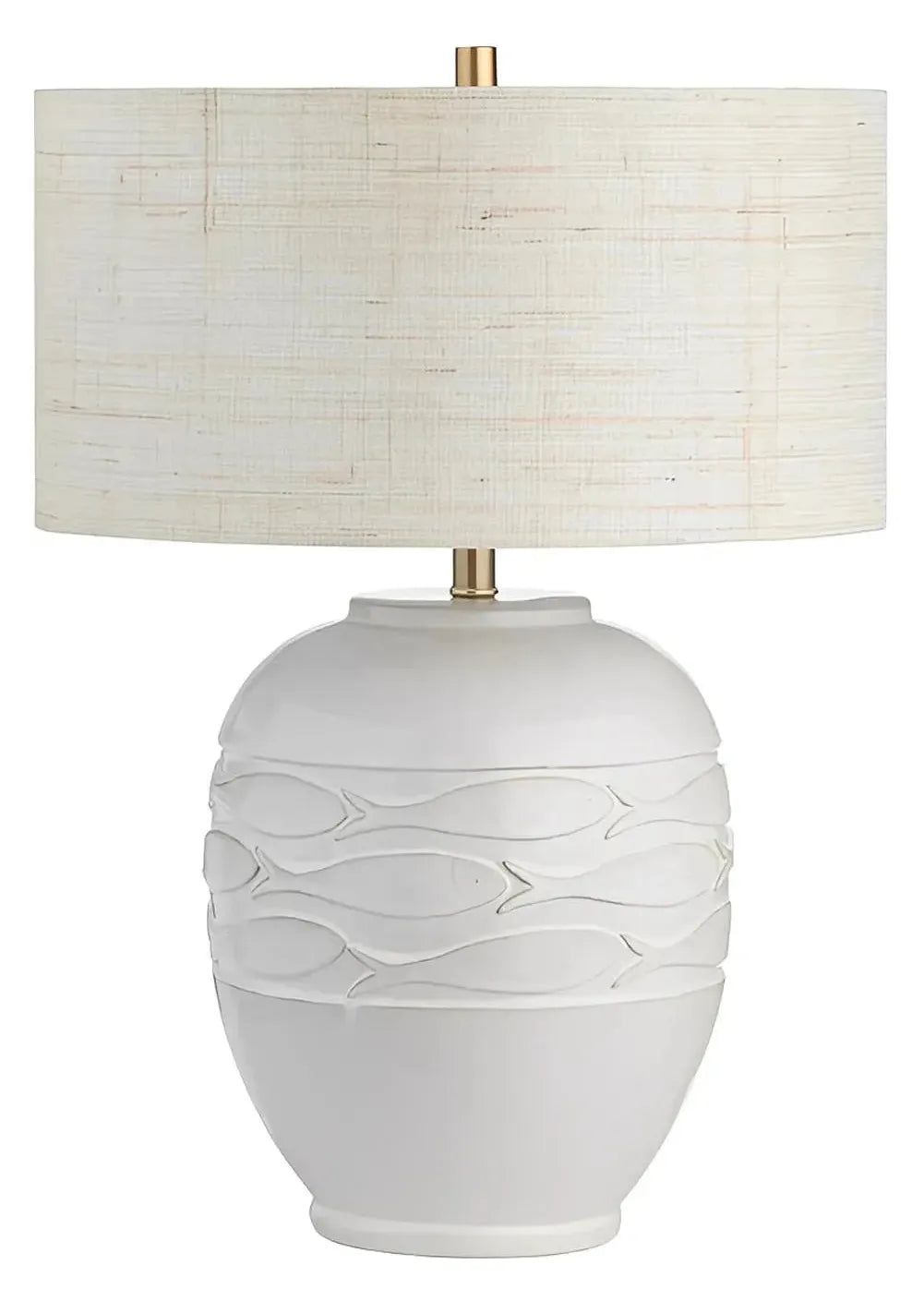 Castor of Bangor Table Lamps (2-Pack), Cream, Coastal