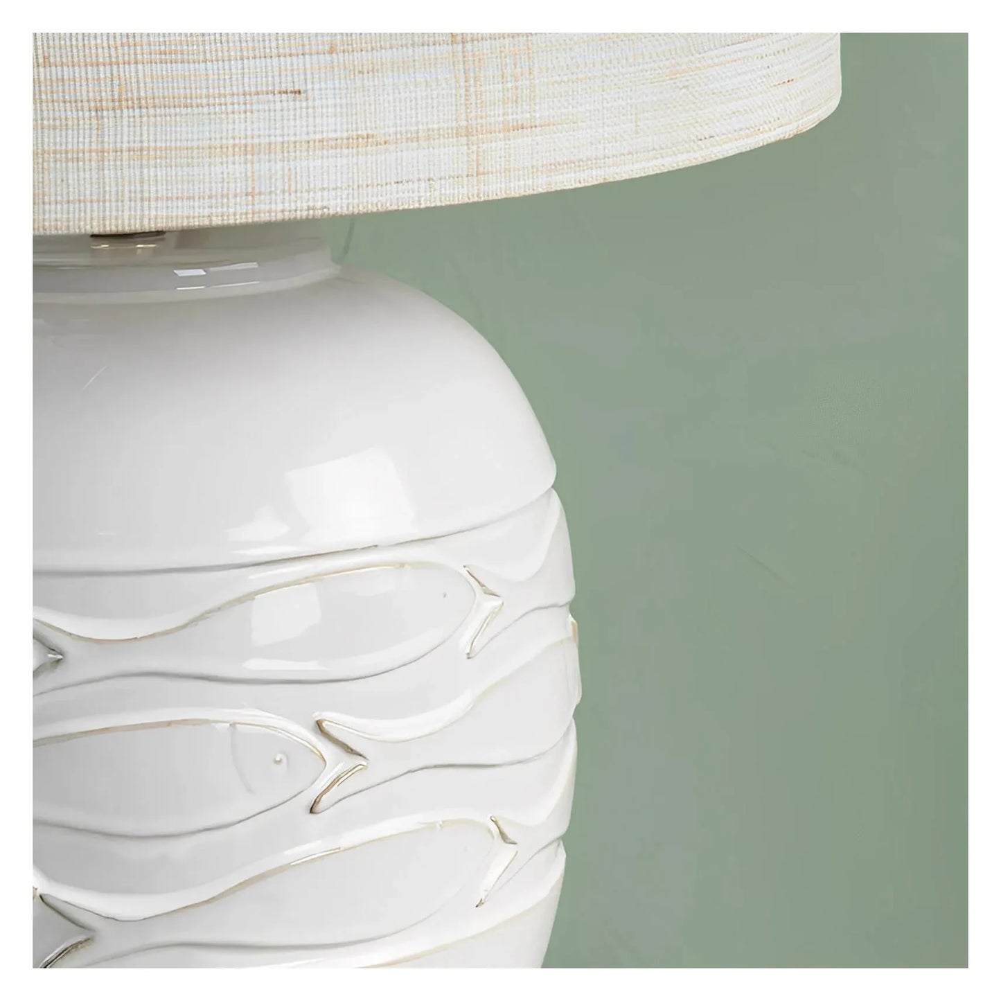 Castor of Bangor Table Lamps (2-Pack), Cream, Coastal