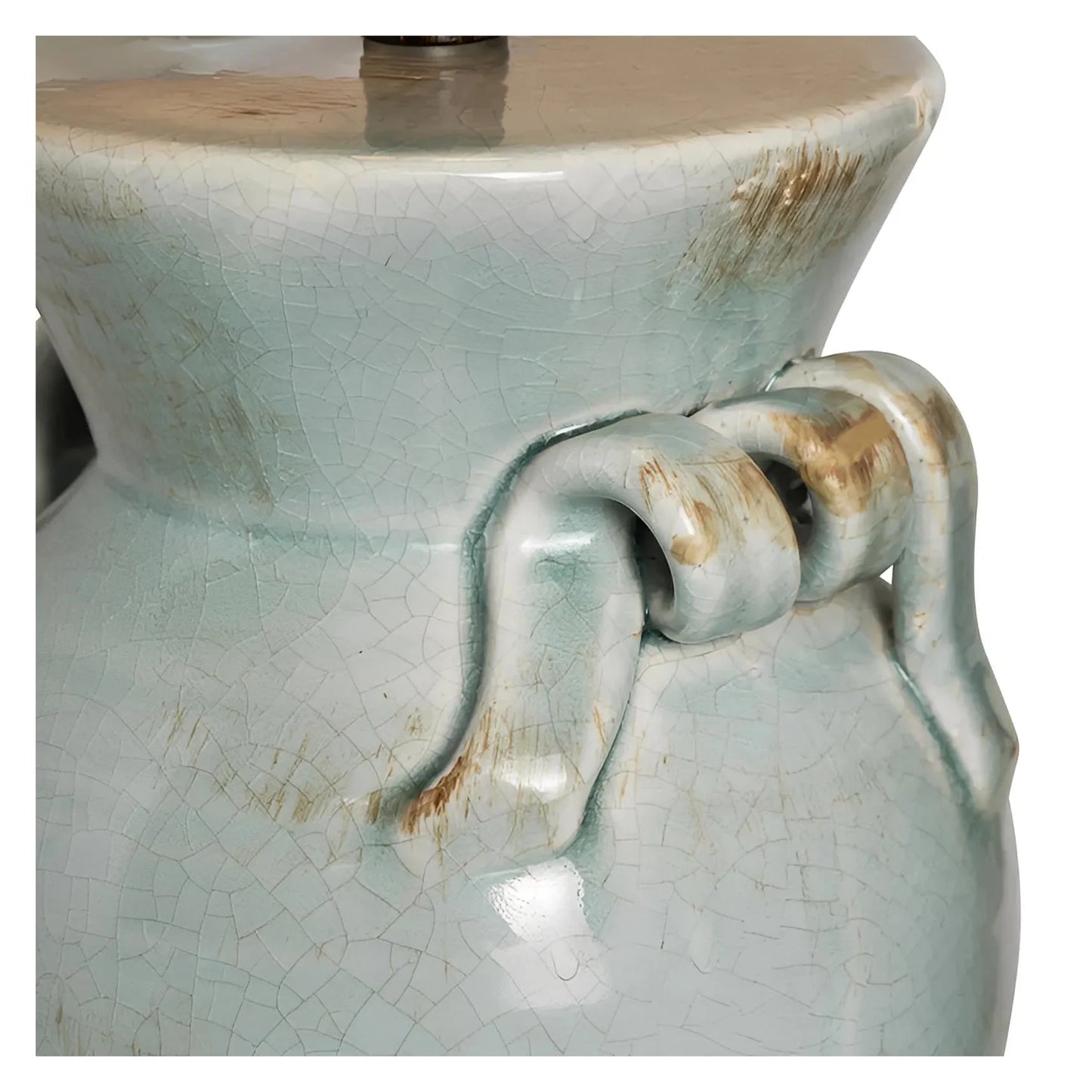 Pavo of Watervliet Table Lamps (2-Pack), Blue, Rustic