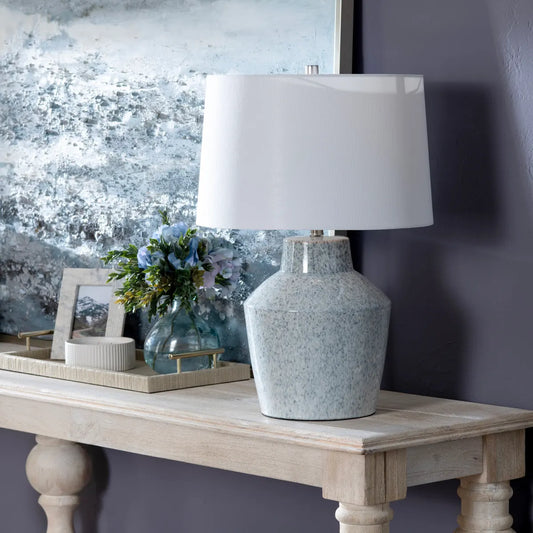 Nihal of Appleton Table Lamps (2-Pack), Grey, Coastal