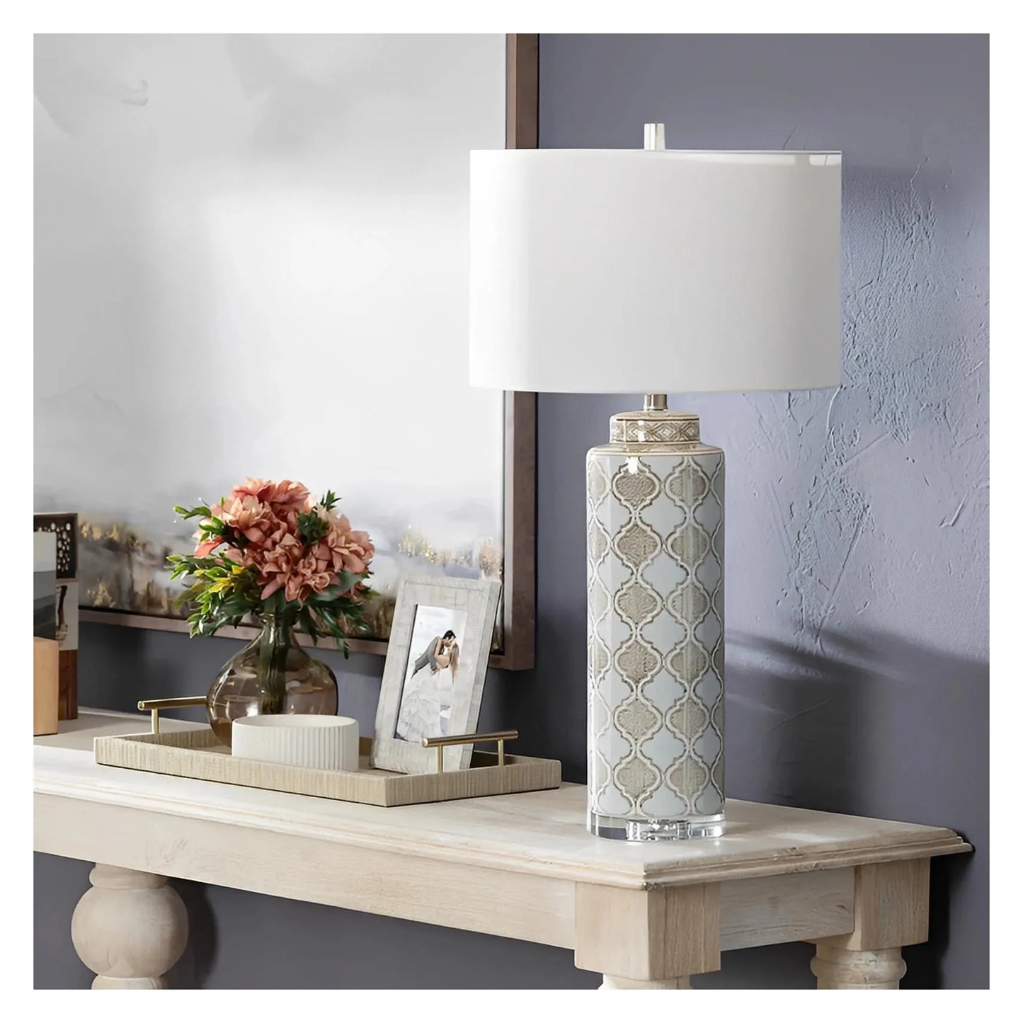 Albali of Cedar Hill Table Lamps (2-Pack), Gold, Transitional