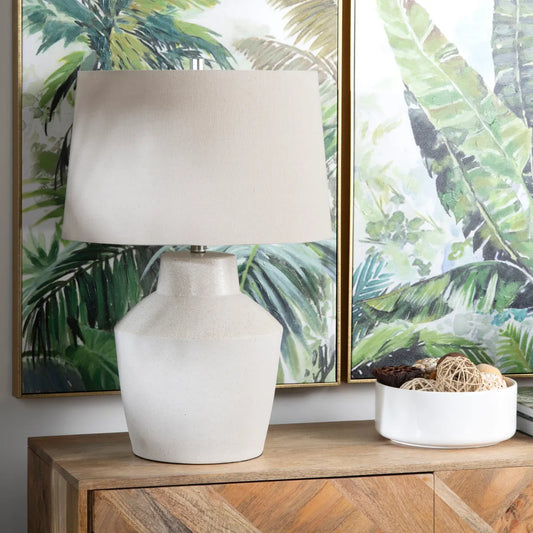 Hydra of Brandywine Table Lamps (2-Pack), White, Coastal