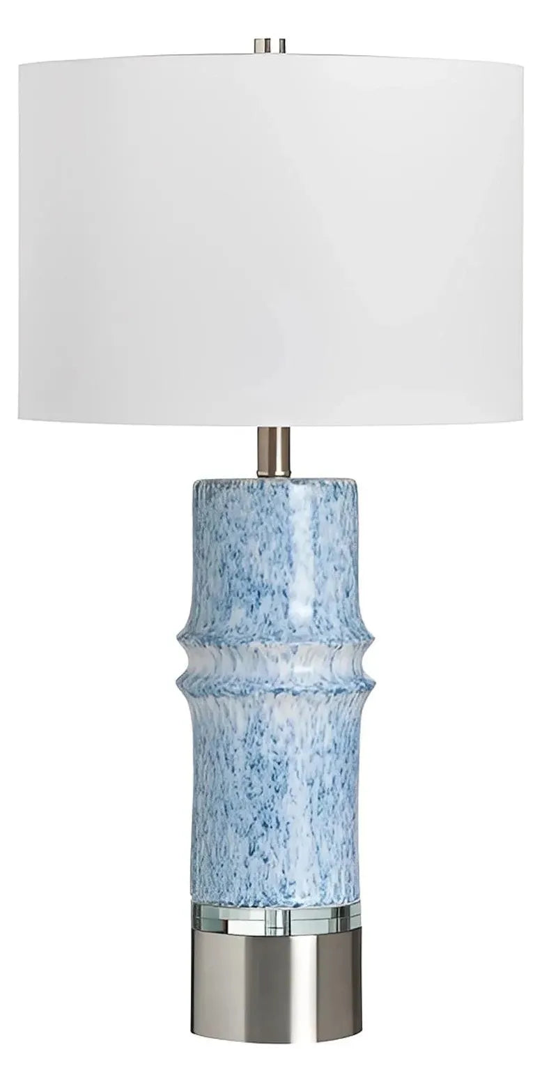 Fornax of Hearthstone Table Lamps (2-Pack), Blue, Coastal