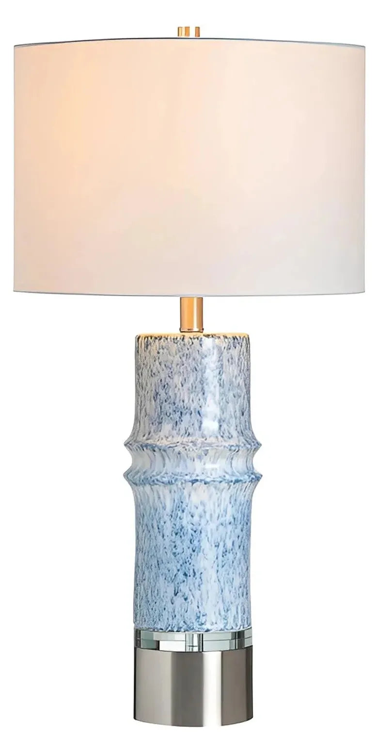 Fornax of Hearthstone Table Lamps (2-Pack), Blue, Coastal