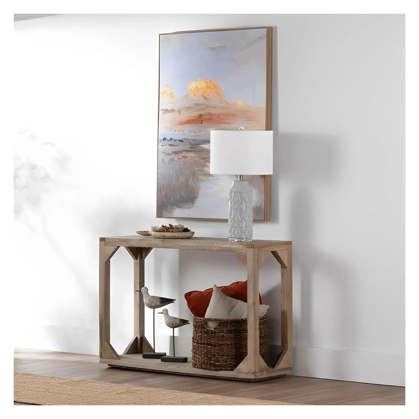 Alhena of Riverbend Table Lamps (2-Pack), Grey, Coastal