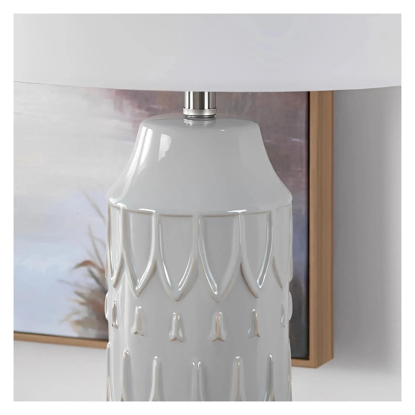 Alhena of Riverbend Table Lamps (2-Pack), Grey, Coastal