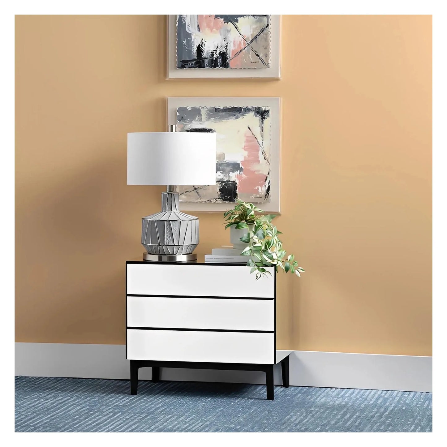 Fomalhaut of Essex Harbor Table Lamps (2-Pack), Grey, Transitional