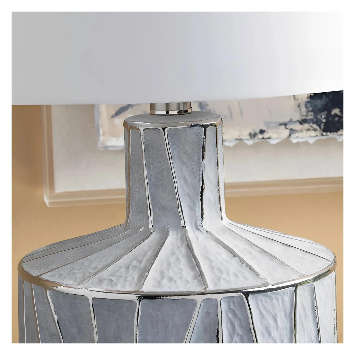 Fomalhaut of Essex Harbor Table Lamps (2-Pack), Grey, Transitional