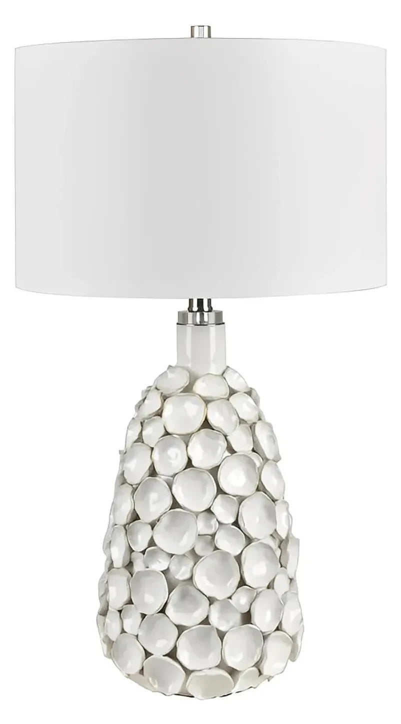 Cepheus of Watervliet Table Lamps (2-Pack), White, Coastal