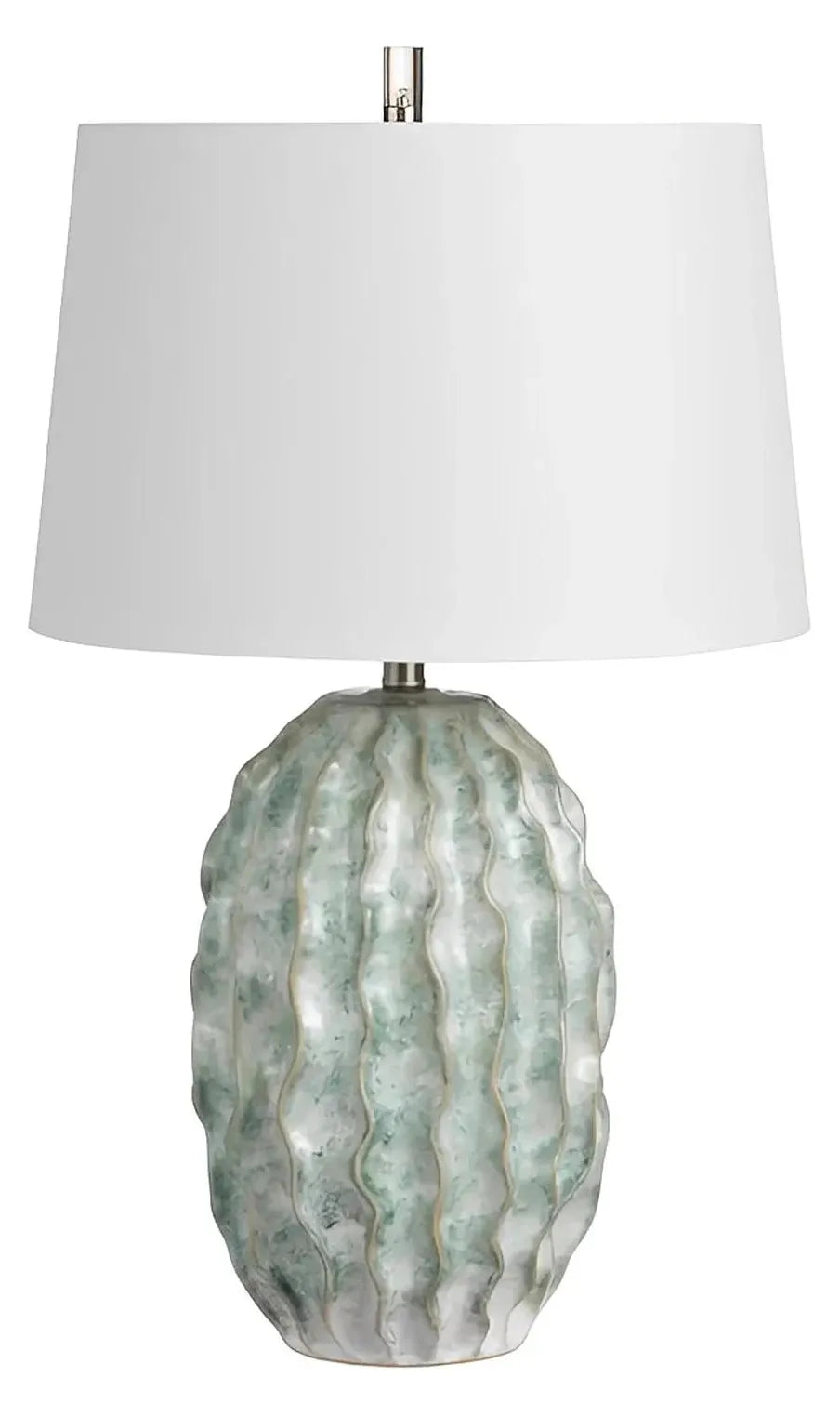 Fomalhaut of Hudson Valley Table Lamps (2-Pack), Green, Coastal