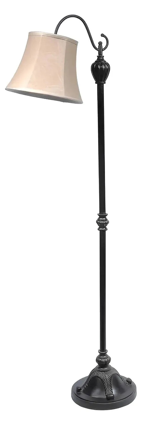 Lupus of Augusta Floor Lamp, Brown, Traditional
