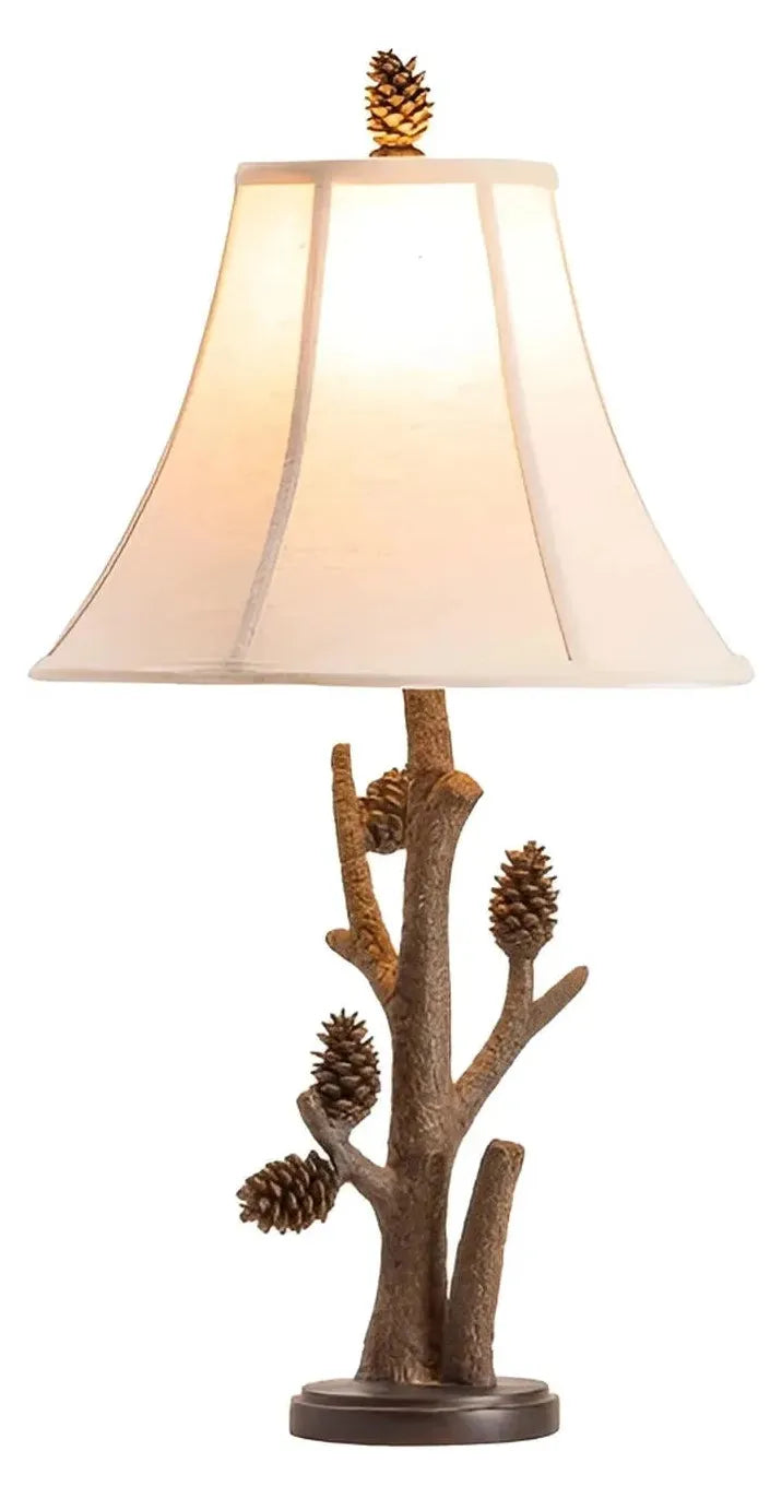 Branch of Burlington Table Lamps (2-Pack), Brown, Rustic