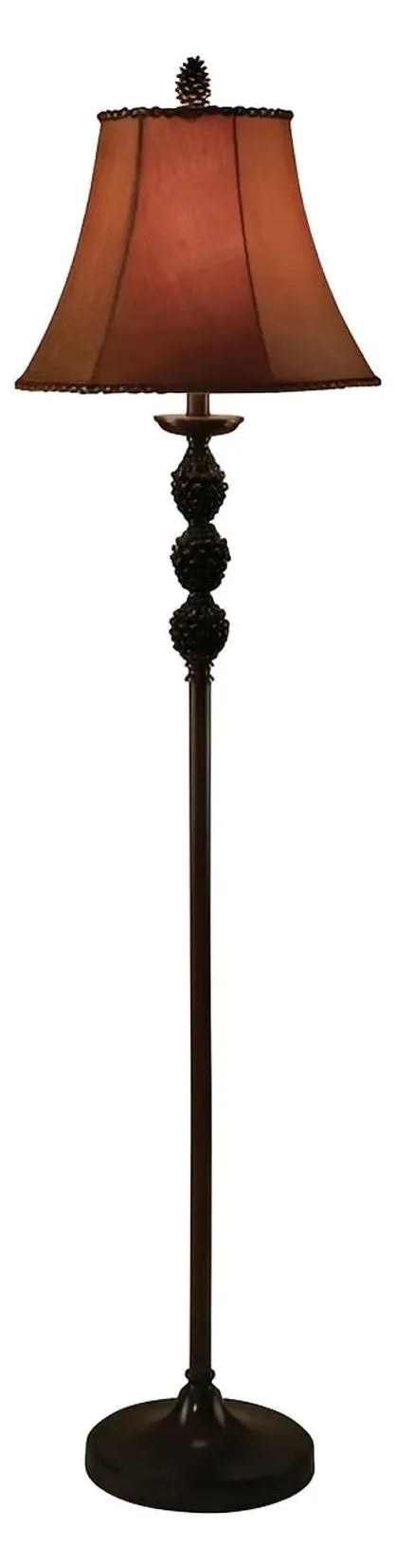 Elnath of Vineyard Sound Floor Lamp, Brown, Rustic