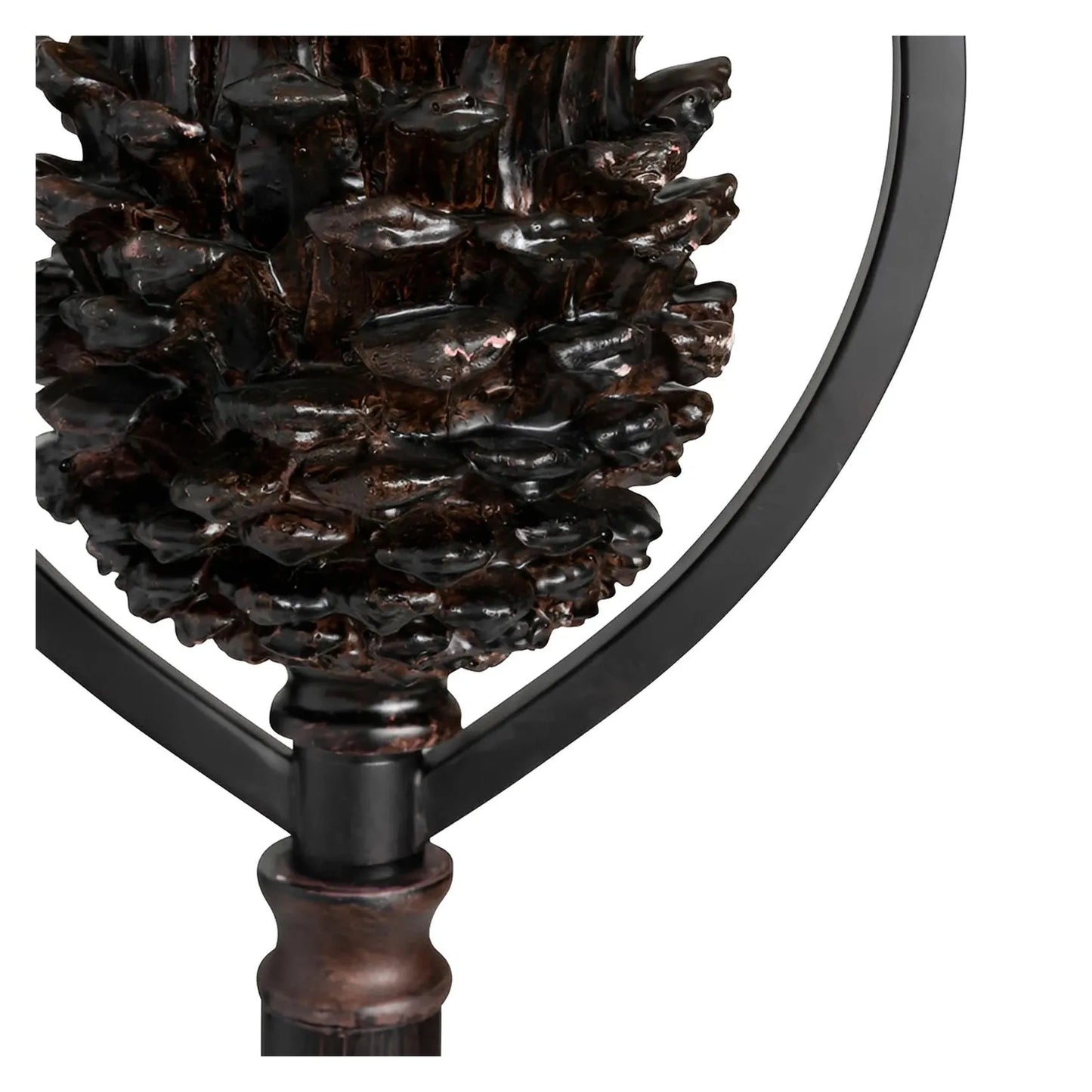 Oakridge Pine Cone Floor Lamp, Brown, Rustic